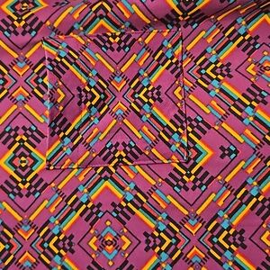 Lula Roe Carly XL highlow dress purple, multi